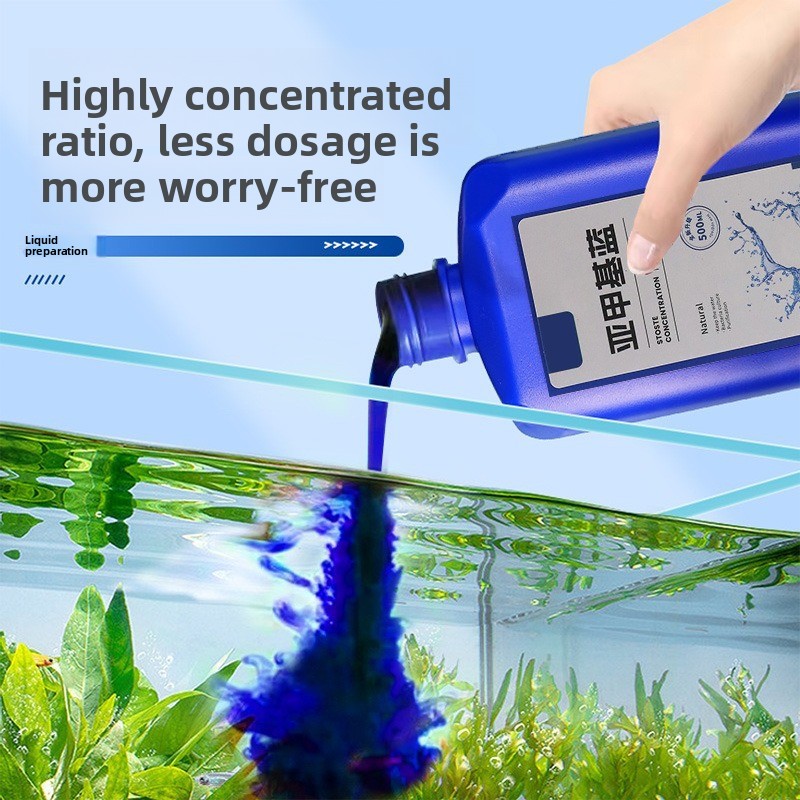 Aquarium Fish Medicine - 200 ml/500 ml Methyleen Blauw Concentraat
