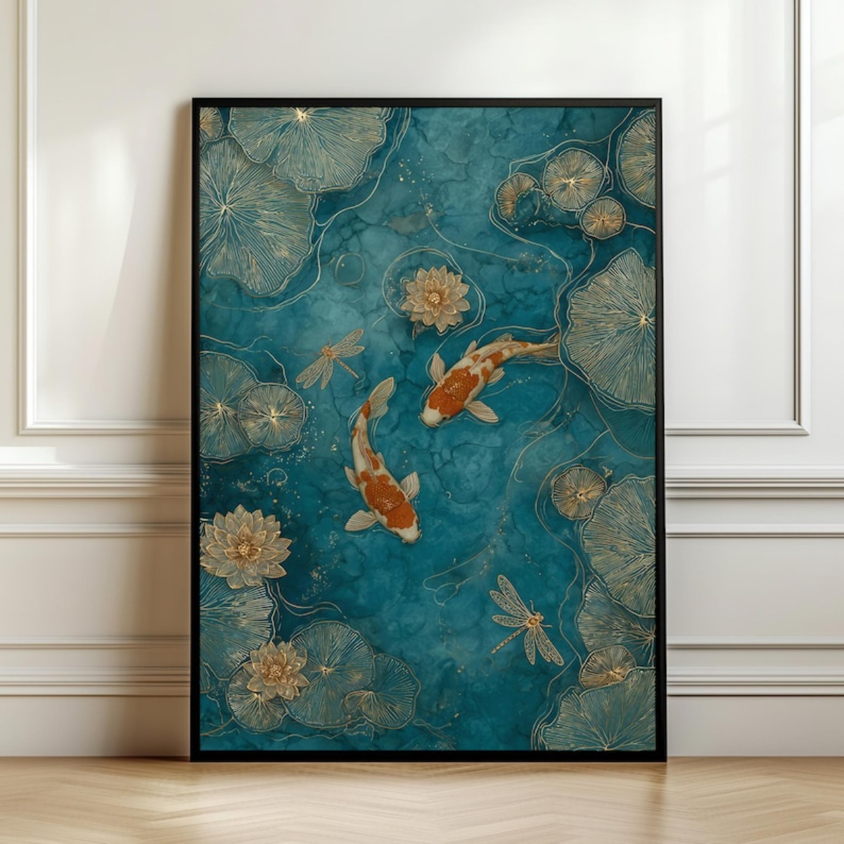 Aquarium Fish Koi - Japanse Koi Vis Canvas Print Poster