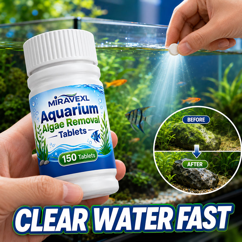 Aquarium Fish Store - MIRAVEXL 150 Aquarium Algenverwijderingstabletten, Veilige Algenbestrijder,