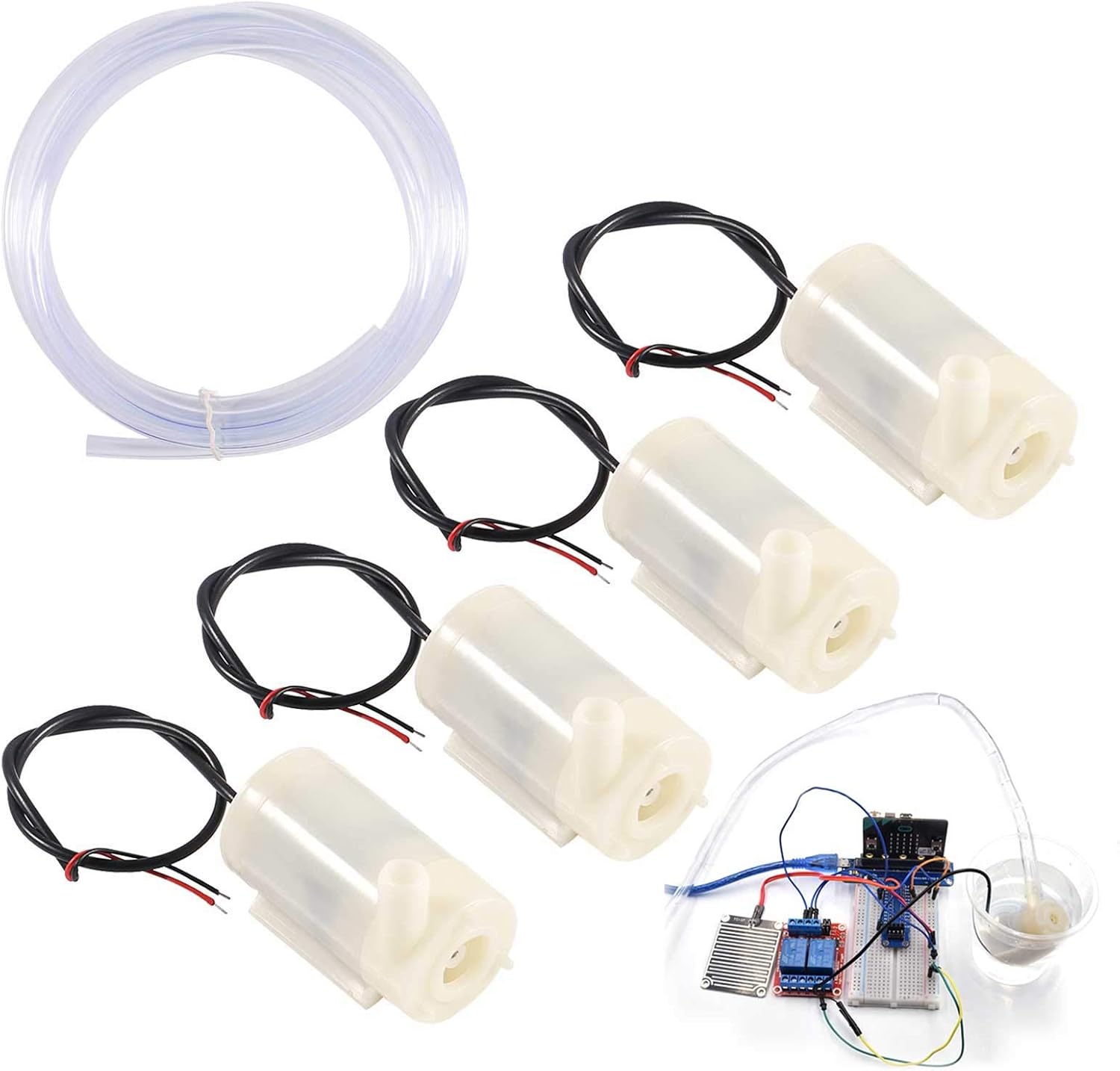 Aquarium Fish Delivery - 4 stuks DC 3V 5V Micro