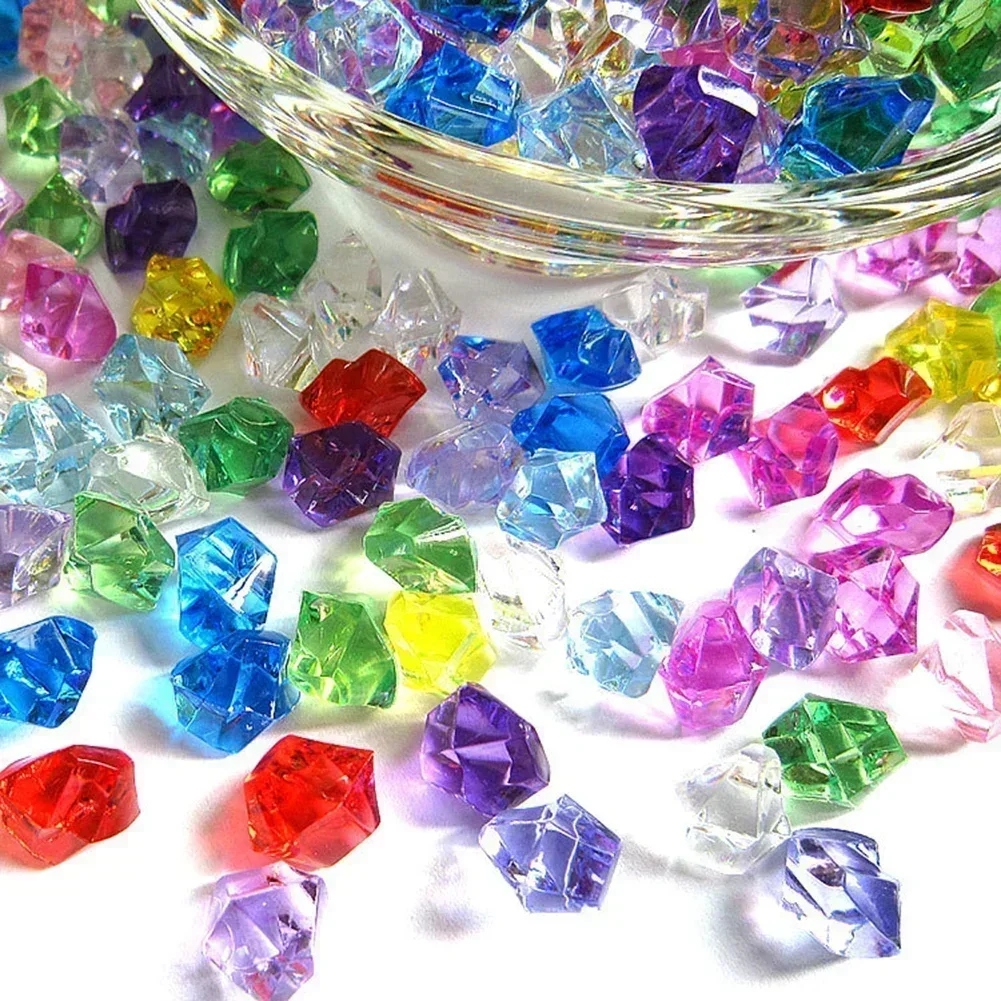 Aquarium Fish Lego - 200 Stuks Kleurrijke Acryl Stenen Ijsblokjes