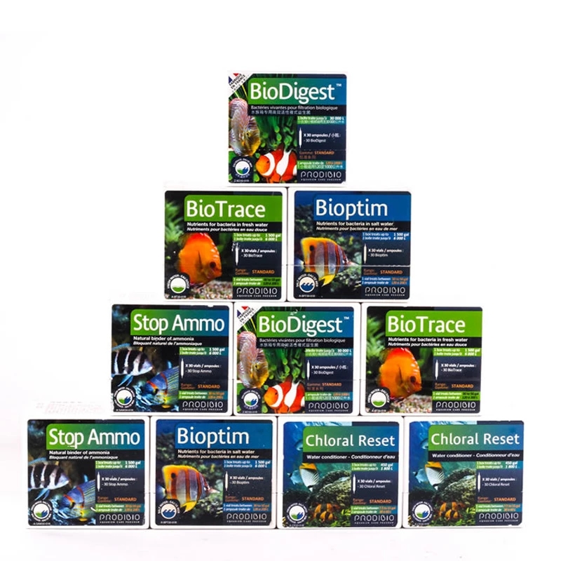 Aquarium Fish Medicine - Prodibio Biodigest Biotrace Biovert Bioptim Coral