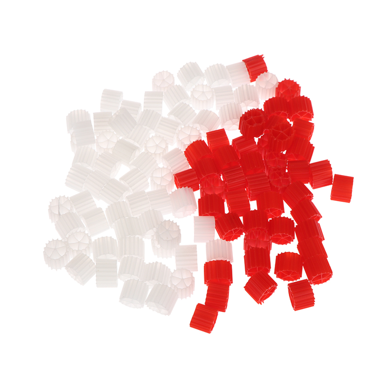 Aquarium Fish Ball - 1PC Wit Rood K1 Filtermedium Biologische