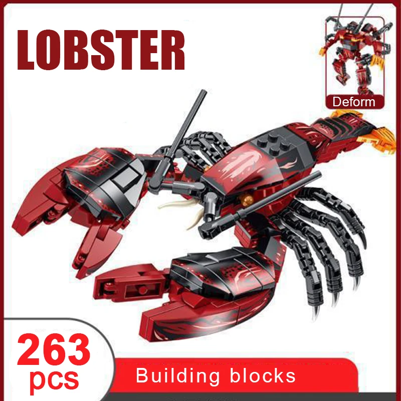 Creatieve bouwstenen krab ocea - Aquarium Fish Lego recensie en prijs