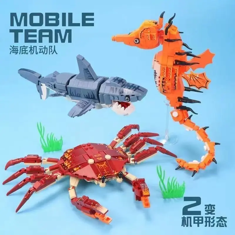 Creatieve bouwstenen krab ocea - Aquarium Fish Lego recensie en prijs