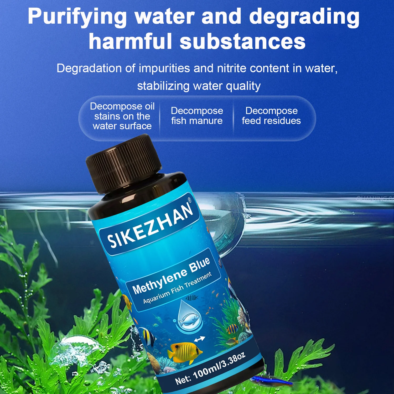 Methyleenblauw Aquarium Visbeh - Aquarium Fish Medicine recensie en prijs