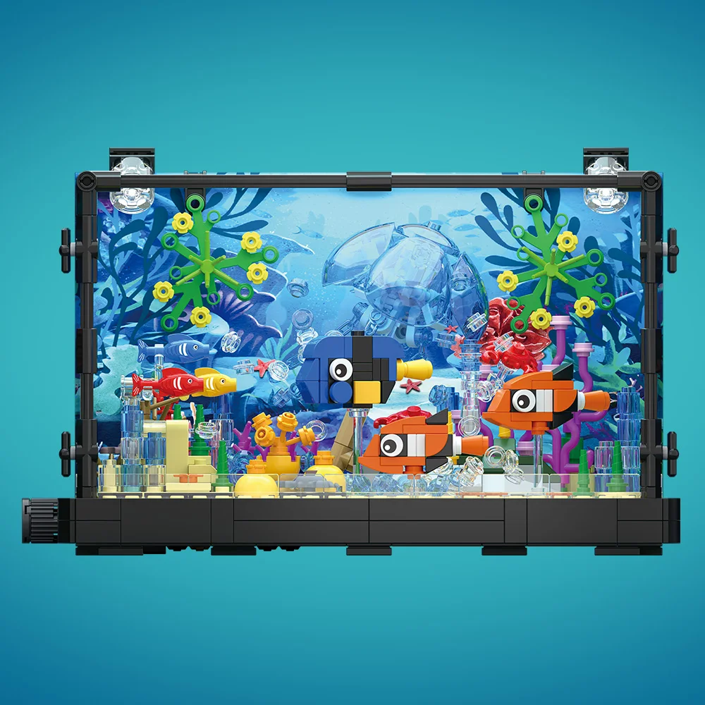 Aquarium bouwsteenset met lich - Aquarium Fish Lego recensie en prijs