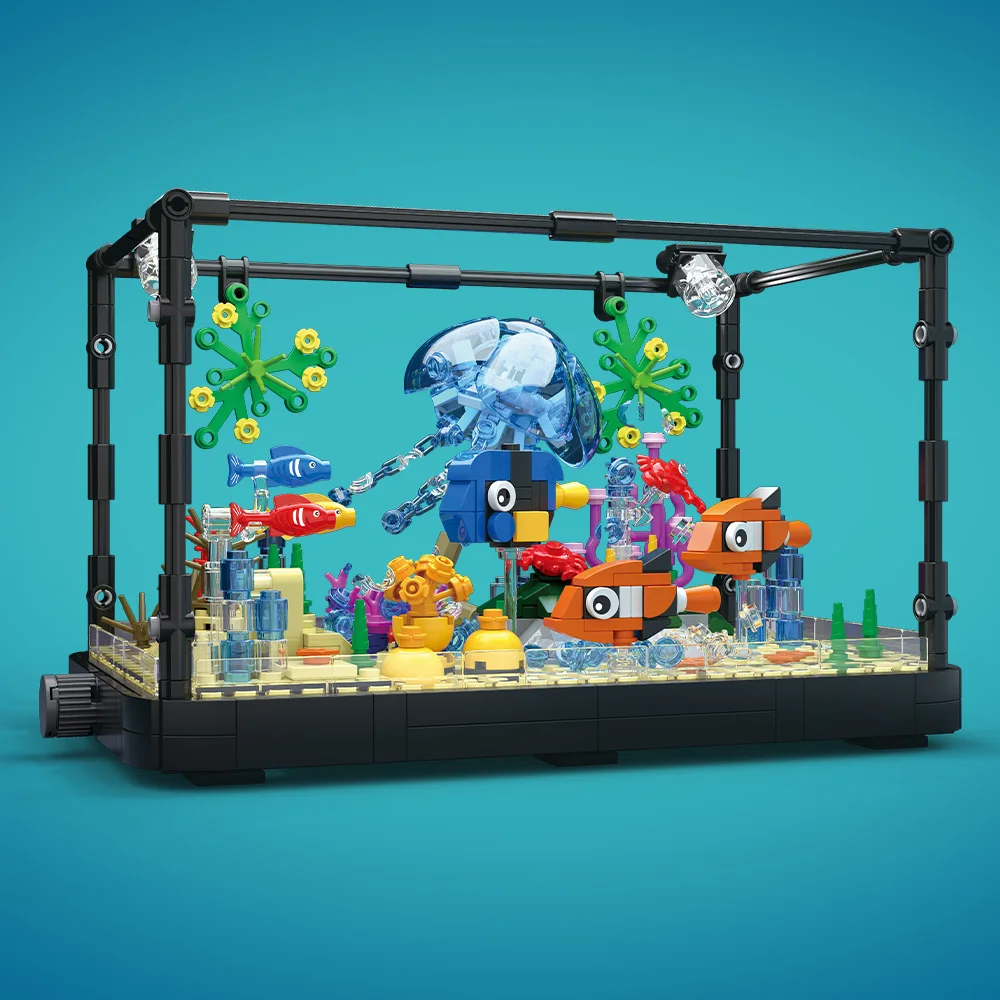 Aquarium bouwsteenset met lich - Aquarium Fish Lego recensie en prijs