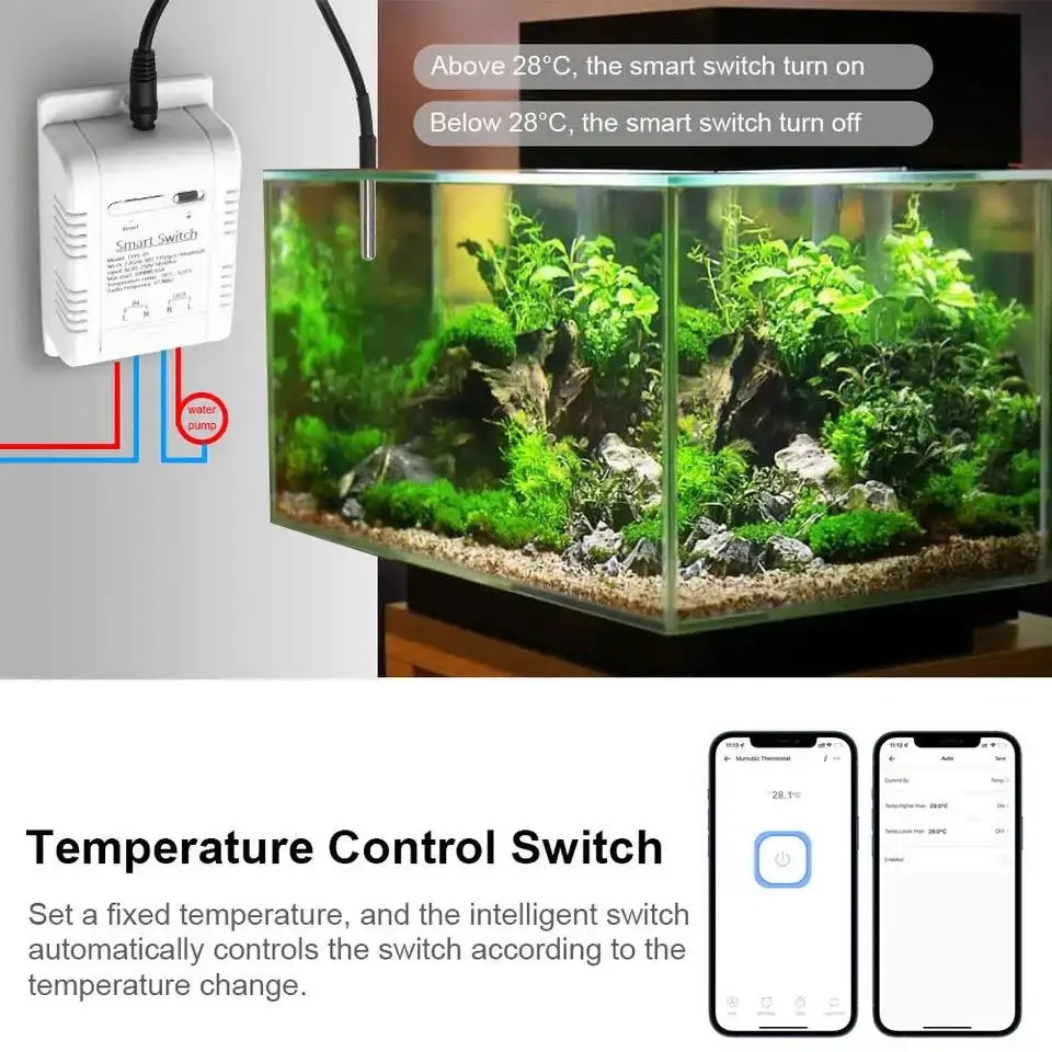 Tuya Wifi 16A/20A Slimme Tempe - Aquarium Fish Store recensie en prijs