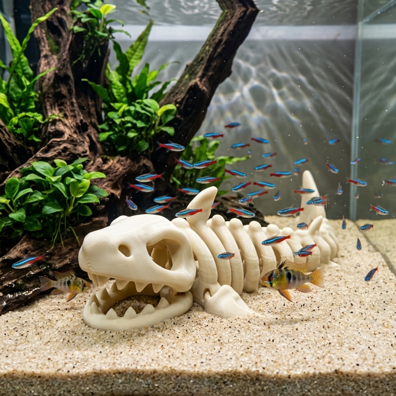 1 stuk 17CM 3D Haaienskelet Aq - Aquarium Fish Shark recensie en prijs