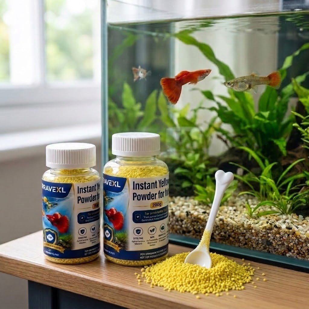 All-in-One Instant Geel Poeder - Aquarium Fish Medicine recensie en prijs