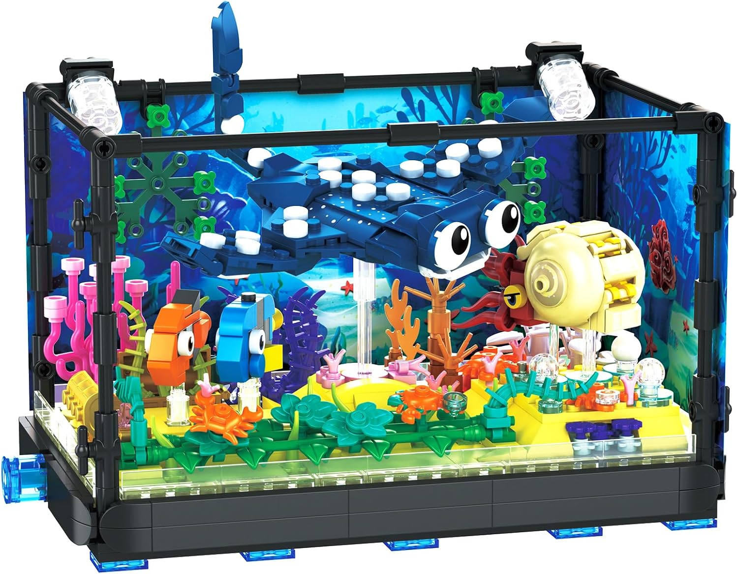 Visaquarium bouwset - Zeeaquar - Aquarium Fish Lego recensie en prijs