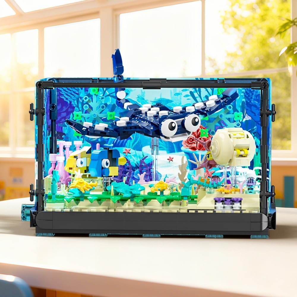 Visaquarium bouwset - Zeeaquar - Aquarium Fish Lego recensie en prijs