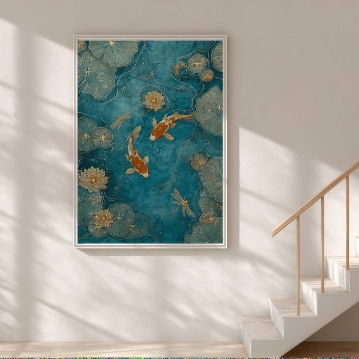 Japanse Koi Vis Canvas Print P - Aquarium Fish Koi recensie en prijs