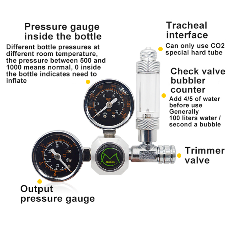 Aquarium CO2 Regulator Magneti - Aquarium Fish Store recensie en prijs