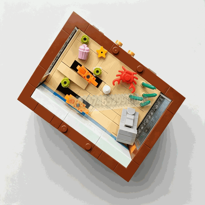 551-delige geanimeerde aquariu - Aquarium Fish Lego recensie en prijs