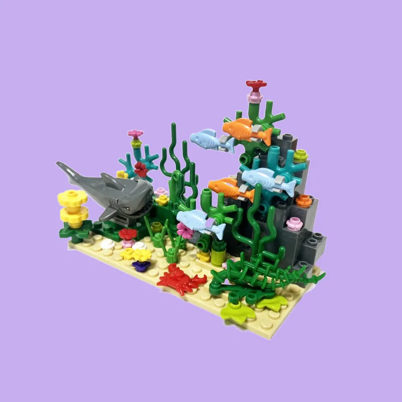 Stad MOC Aquarium Onderwaterwe - Aquarium Fish Lego recensie en prijs