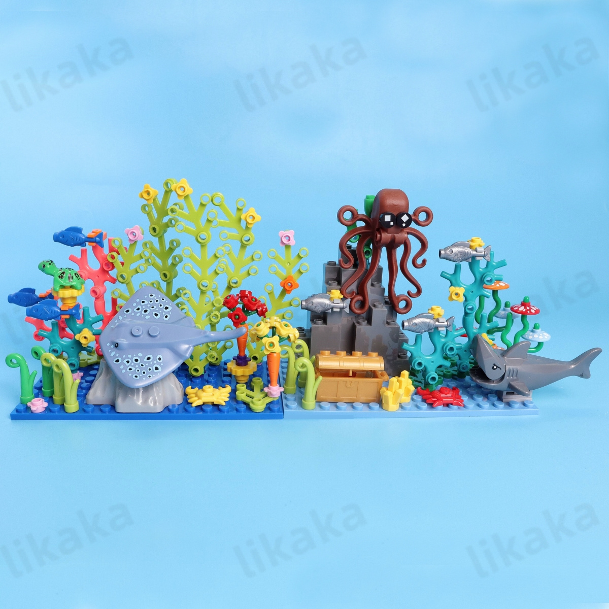 Onderwaterwereld Zeedieren Bou - Aquarium Fish Lego recensie en prijs