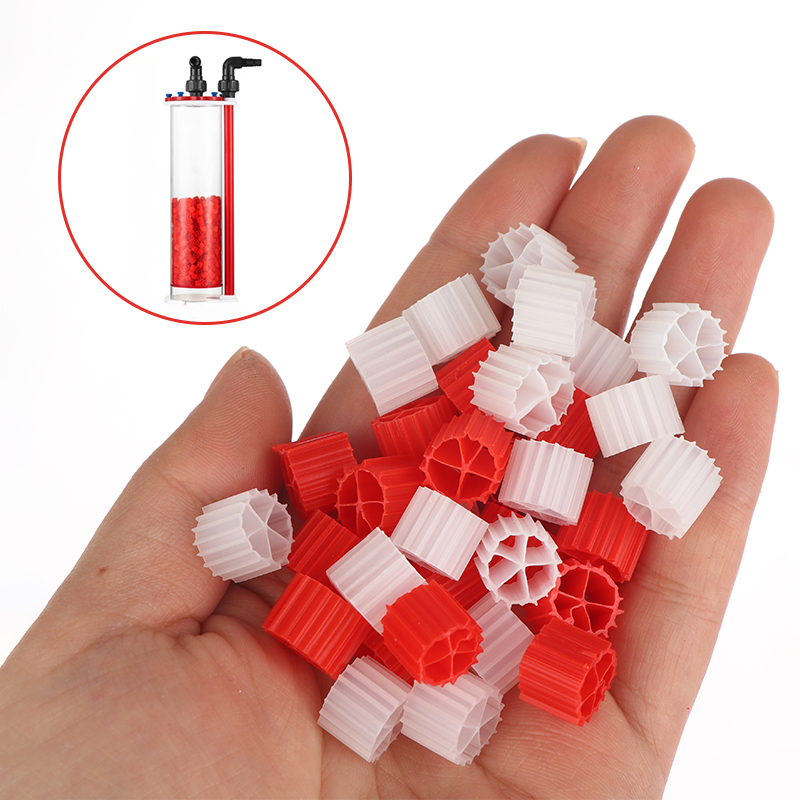 1PC Wit Rood K1 Filtermedium B - Aquarium Fish Ball recensie en prijs